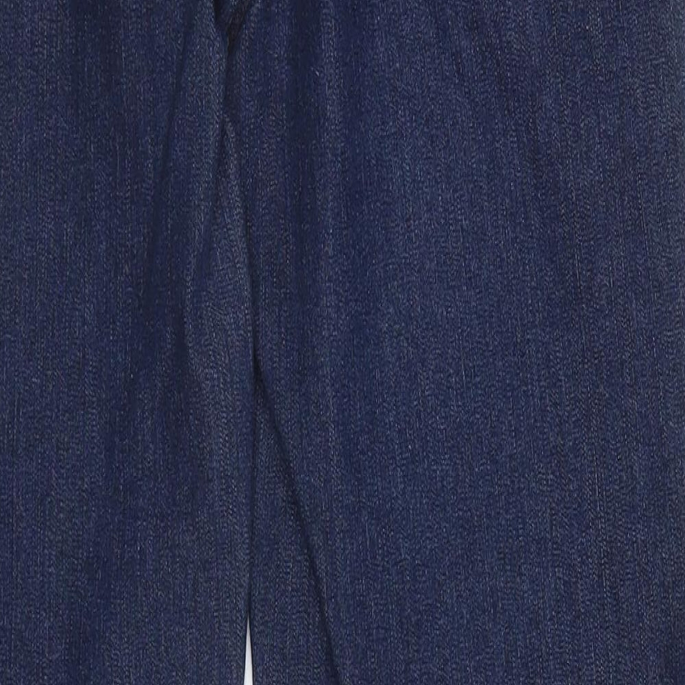 M&Co Womens Blue   Straight Jeans Size 10 L28 in