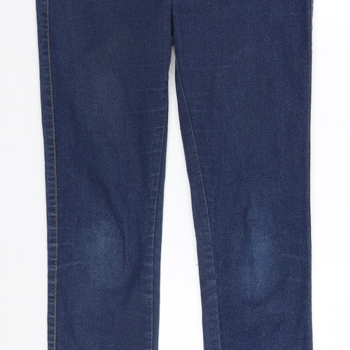 Denim & Co. Womens Blue   Straight Jeans Size 10 L27 in