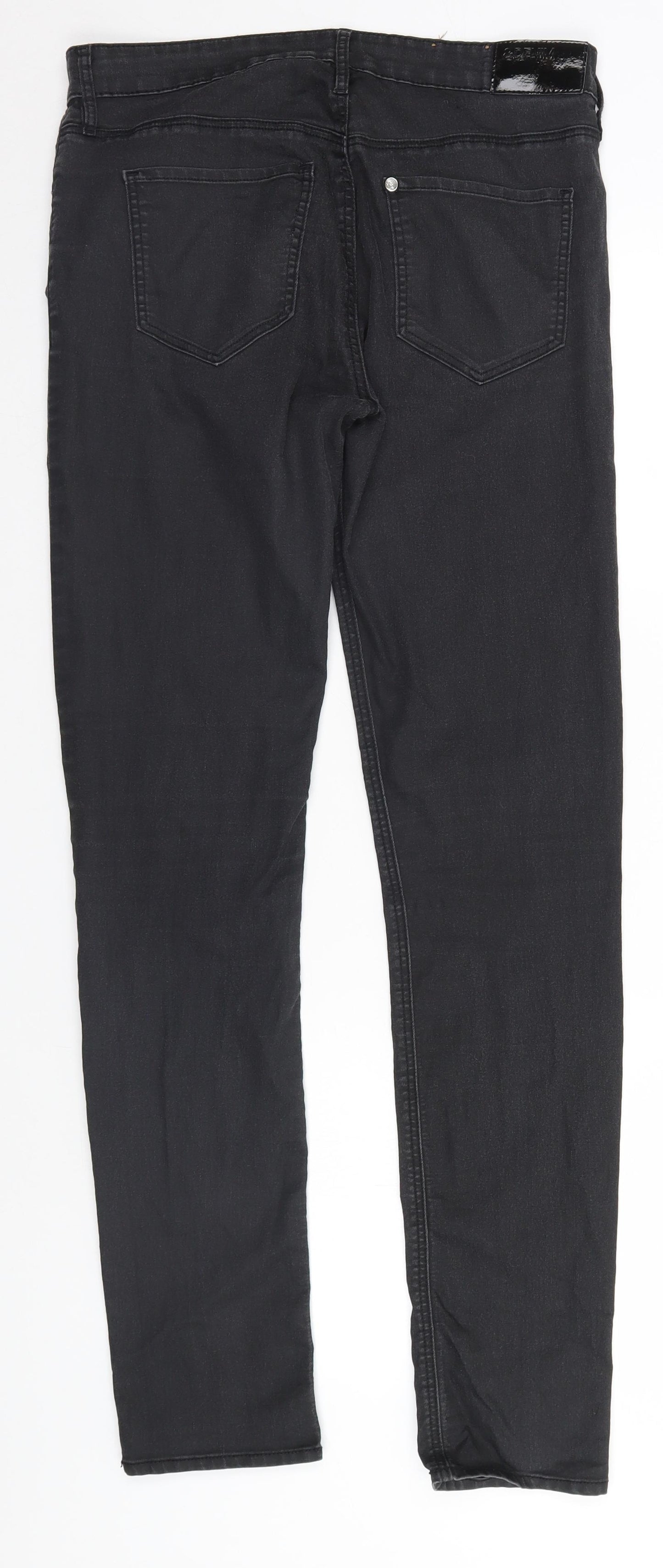 H&M Womens Black   Straight Jeans  L30 in