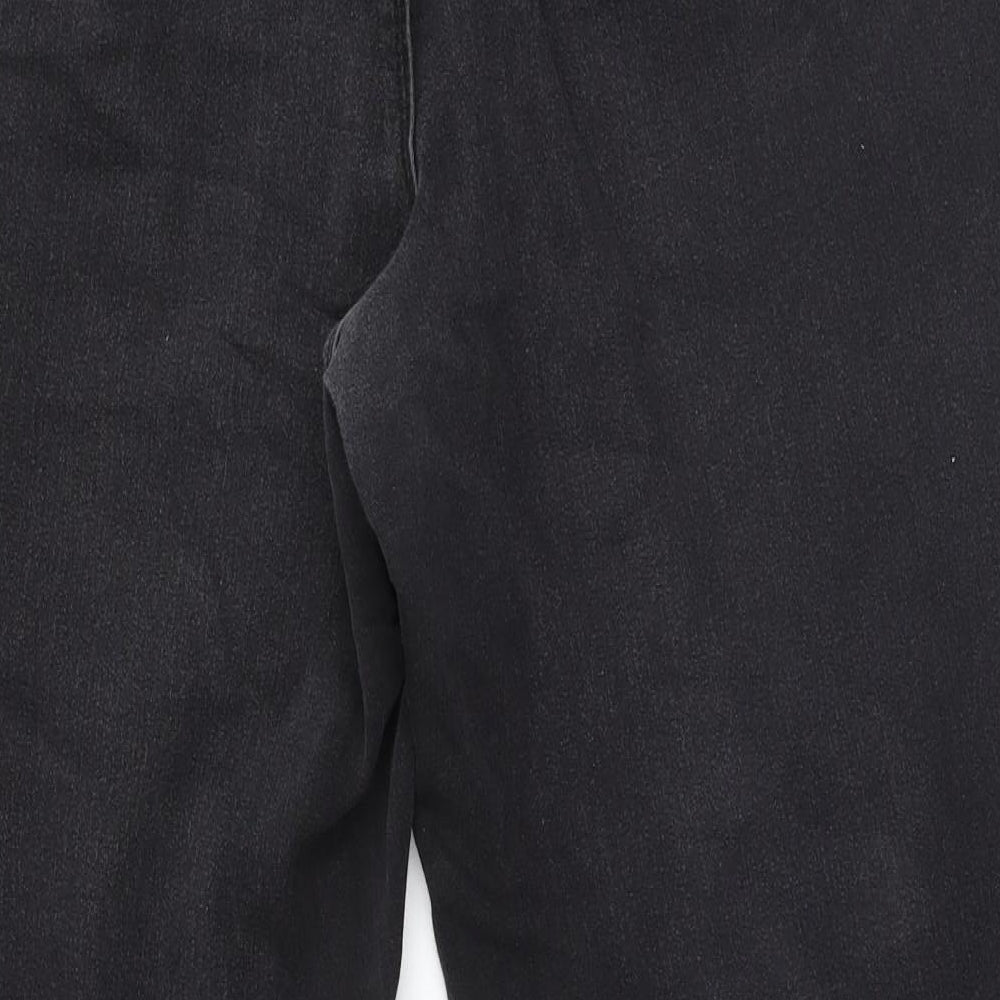 D. Jeans Womens Black   Wide-Leg Jeans Size 18 L28 in
