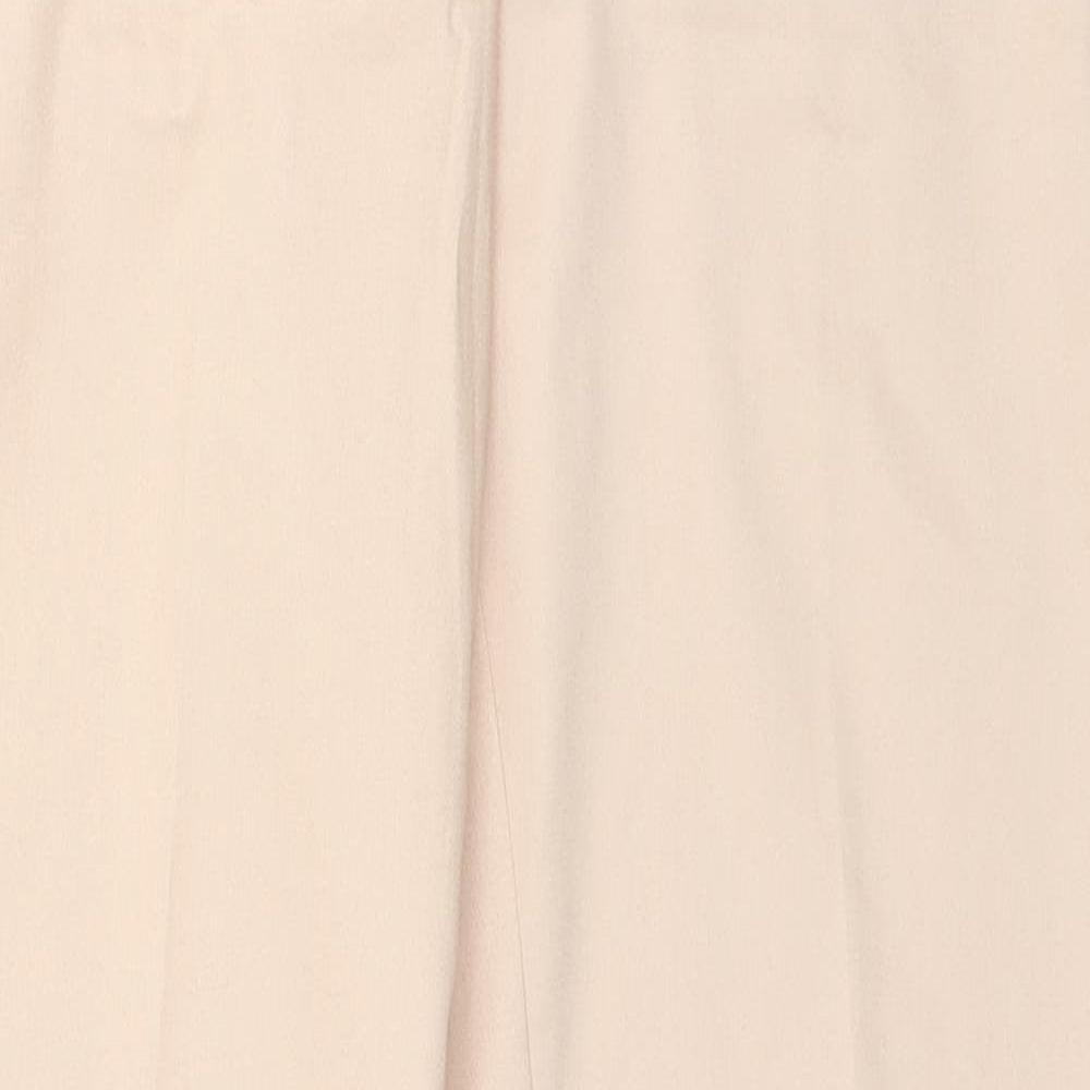 H&M Womens Beige   Trousers  Size 12 L26 in