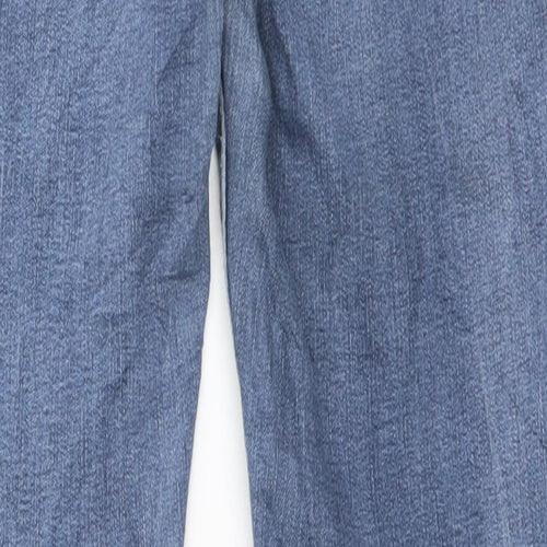 Denim & Co. Womens Blue   Straight Jeans Size 12 L27 in