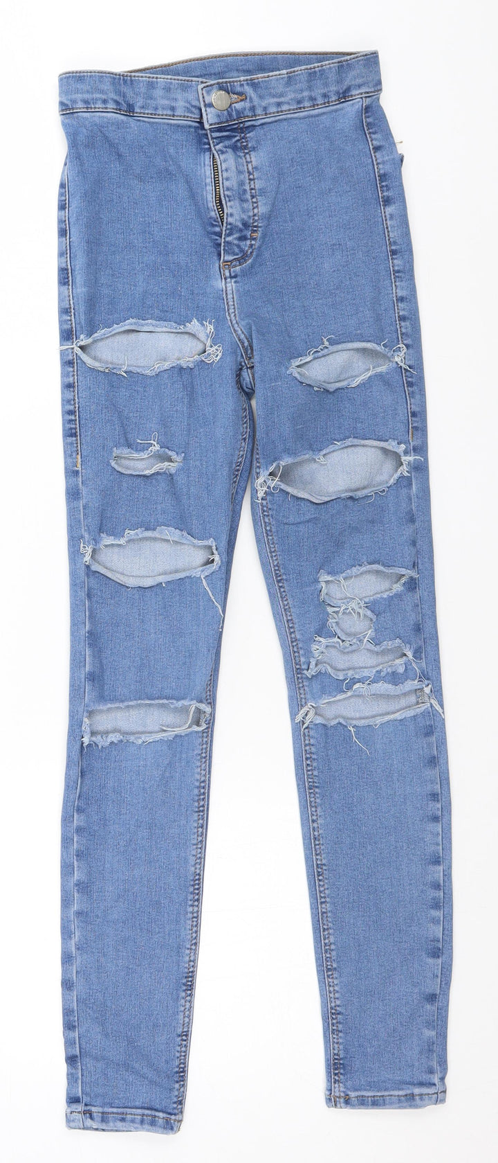 Topshop Girls Blue   Skinny Jeans  - Ripped