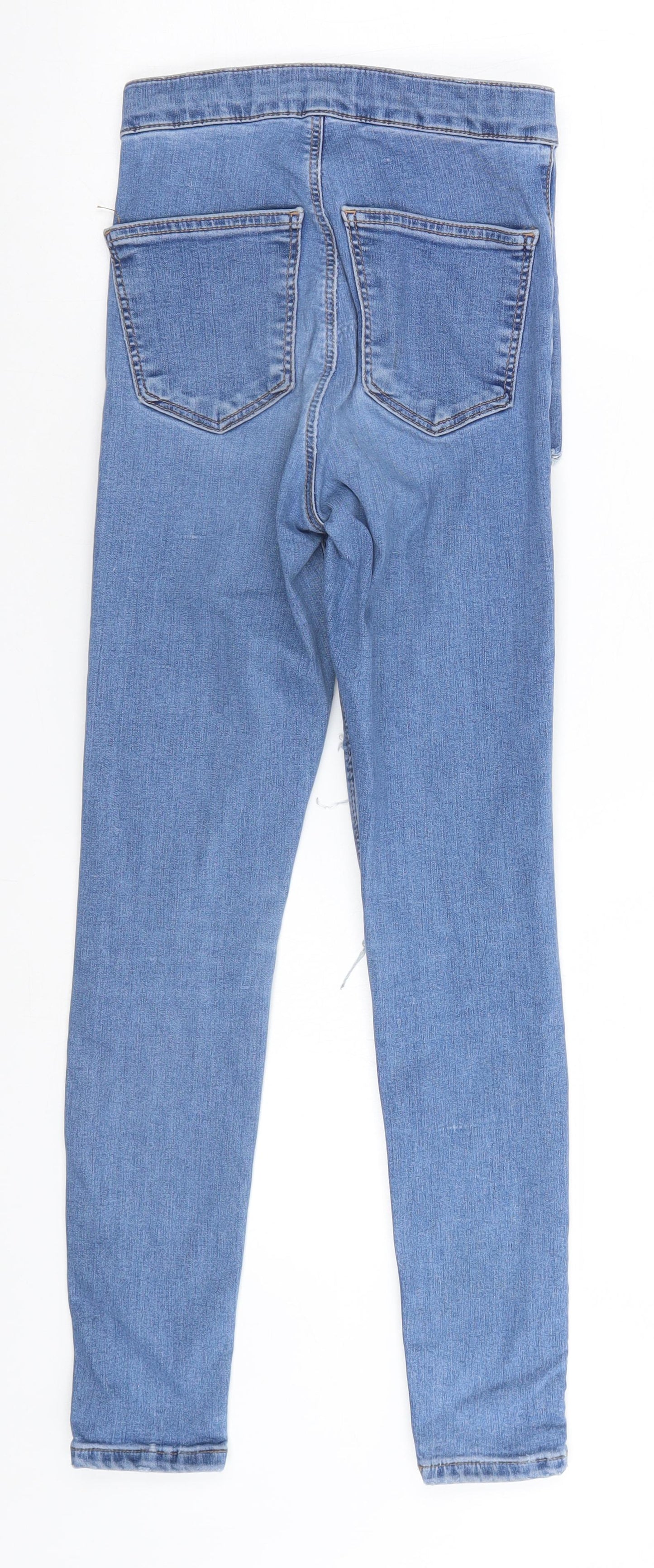 Topshop Girls Blue   Skinny Jeans  - Ripped