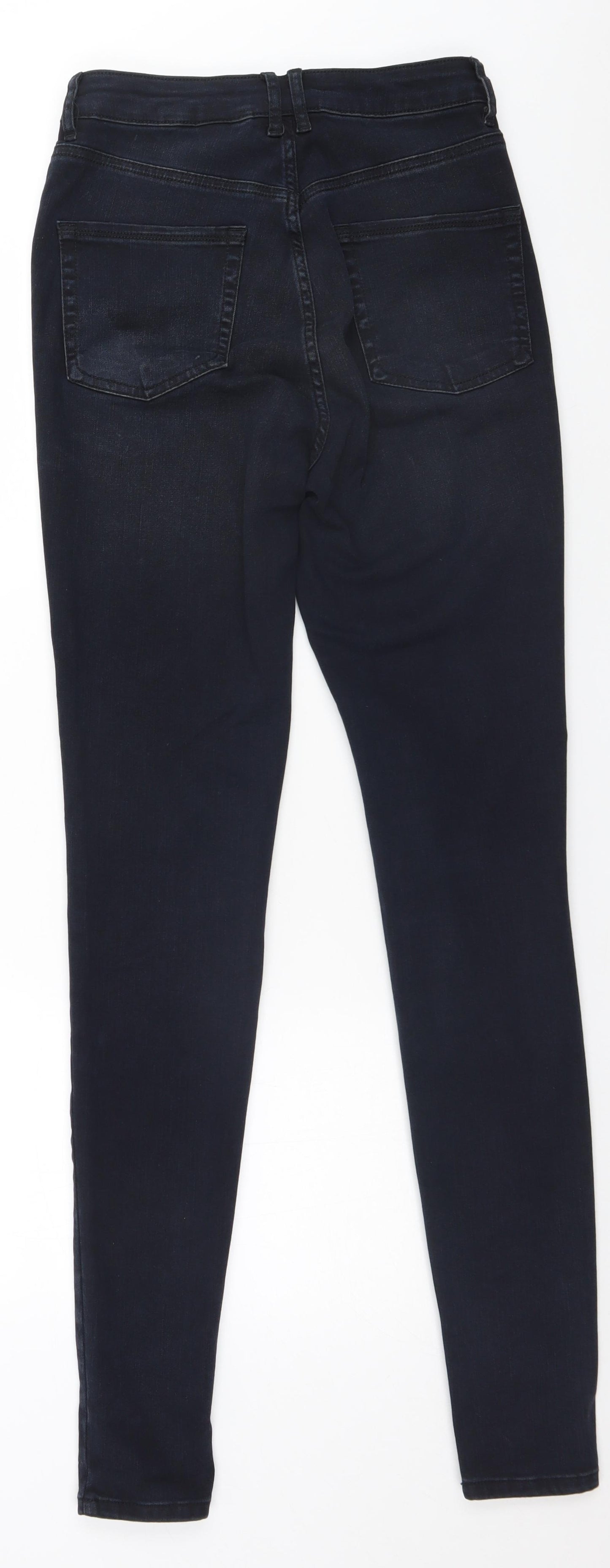 NEXT Womens Black   Straight Jeans Size 12 L32 in