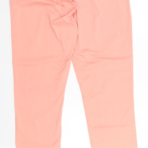 Preworn Womens Pink   Trousers  Size 12 L31 in