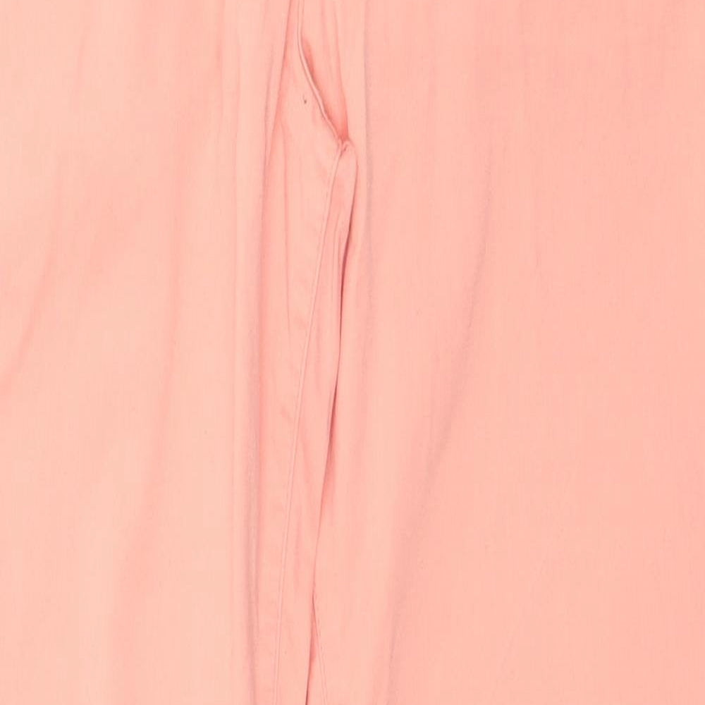 Preworn Womens Pink   Trousers  Size 12 L31 in