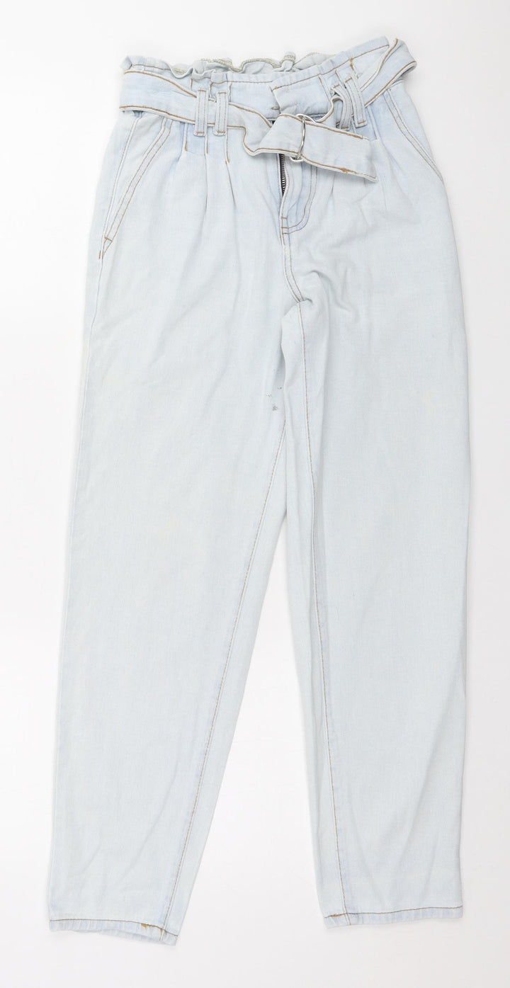 Denim & Co. Womens Blue Straight Jeans Size 6 L27 in