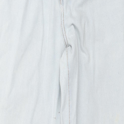 Denim & Co. Womens Blue   Straight Jeans Size 6 L27 in