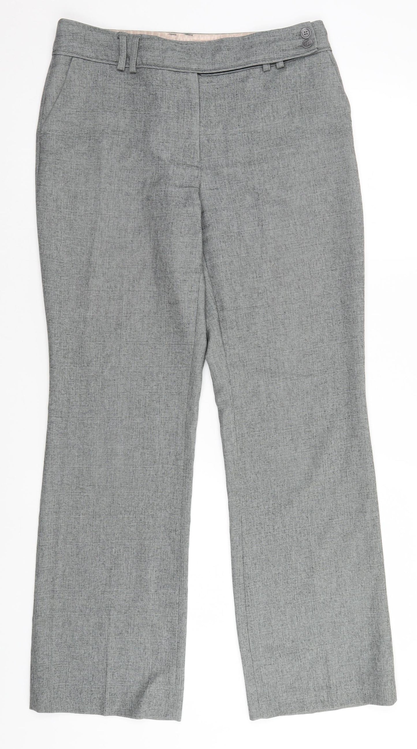 NEXT Womens Grey   Trousers  Size 10 L29 in
