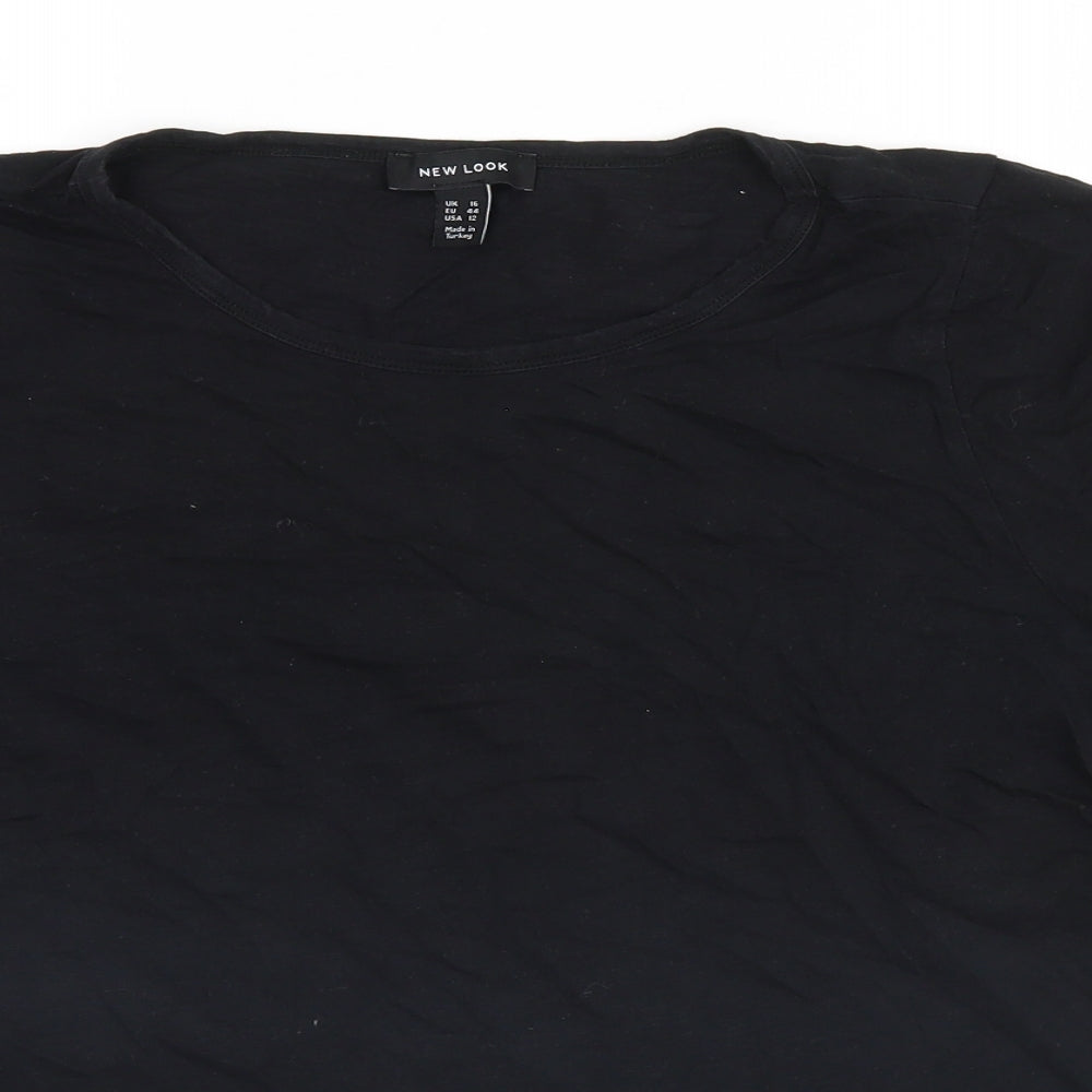 New Look Womens Black   Basic T-Shirt Size 16