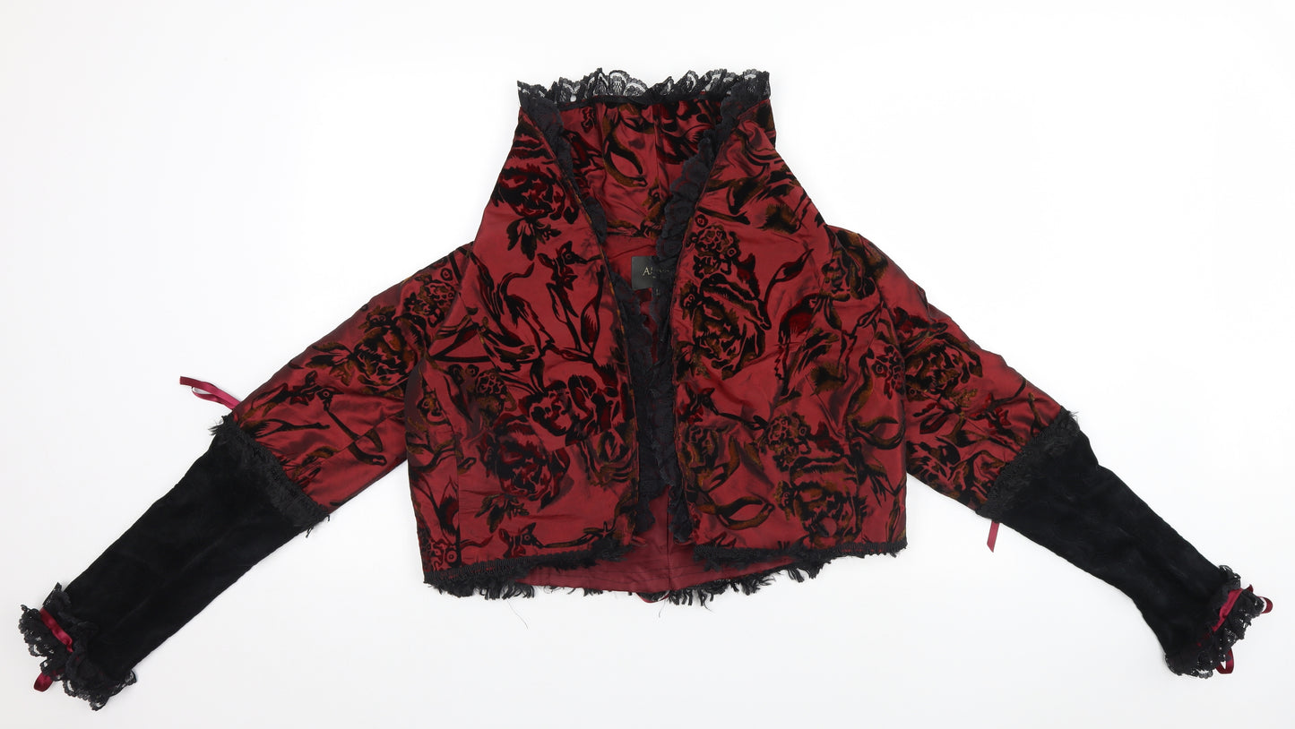 Alexon Womens Brown Floral  Jacket  Size 14