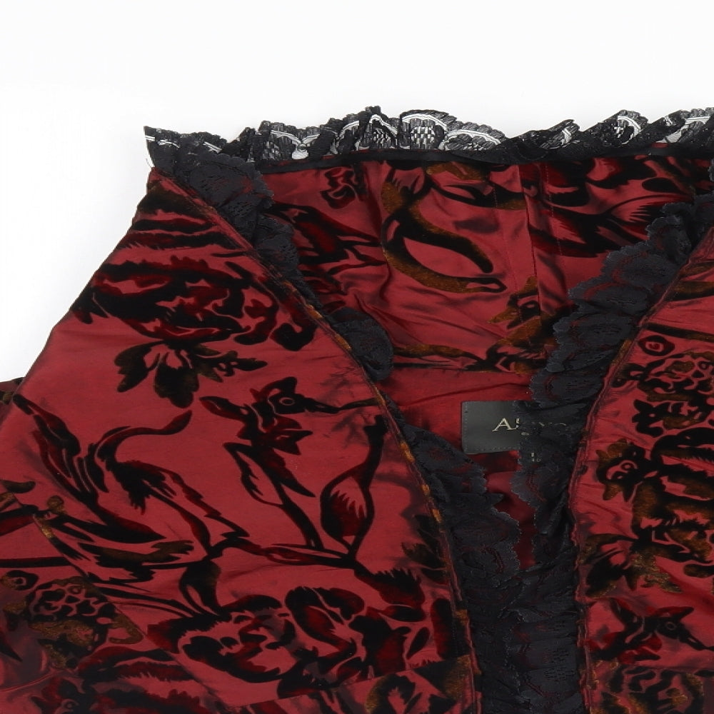 Alexon Womens Brown Floral  Jacket  Size 14