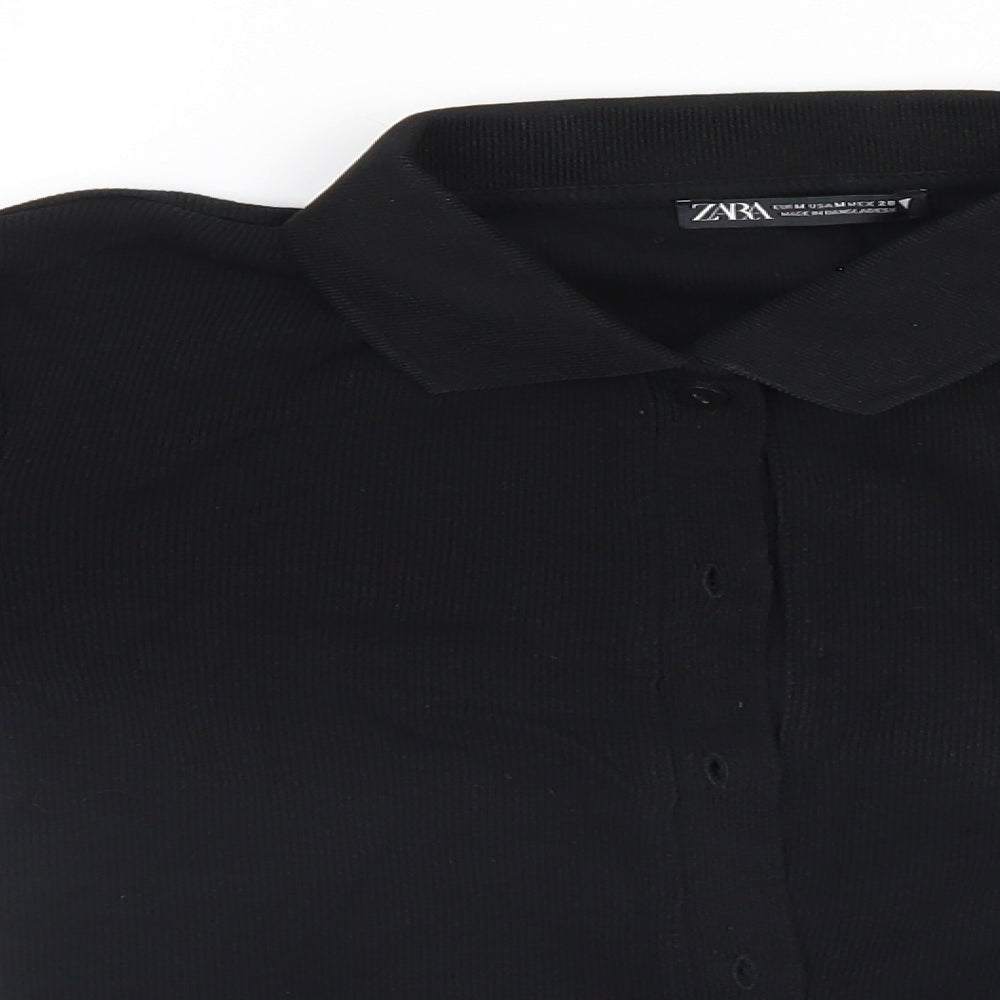 Zara Womens Black   Cardigan Jumper Size 10