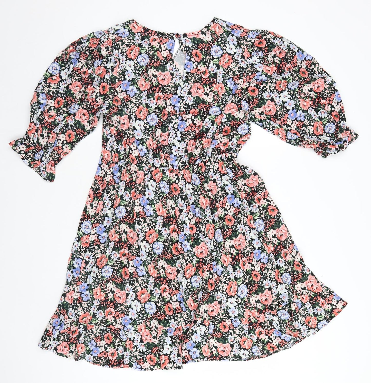 F&F Womens Multicoloured Floral  A-Line  Size 10