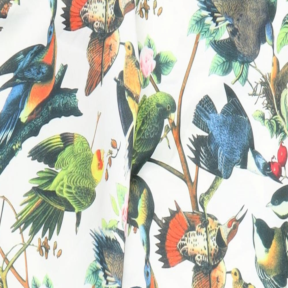 Darling Womens Multicoloured Animal Print  Trousers  Size 10 L25 in - Birds