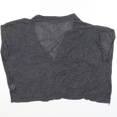 Preworn Womens Grey   Cardigan Jumper Size 8