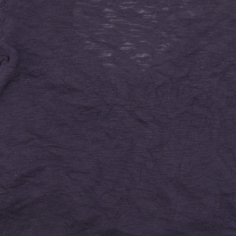 River Island Mens Purple   Cardigan Jumper Size M