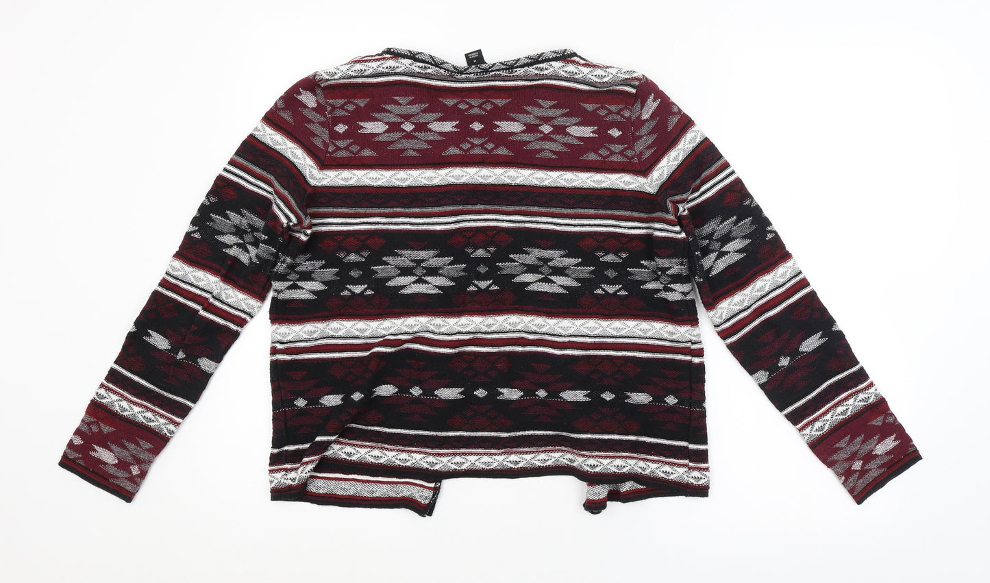 Atmosphere Womens Multicoloured Argyle/Diamond  Cardigan Jumper Size M
