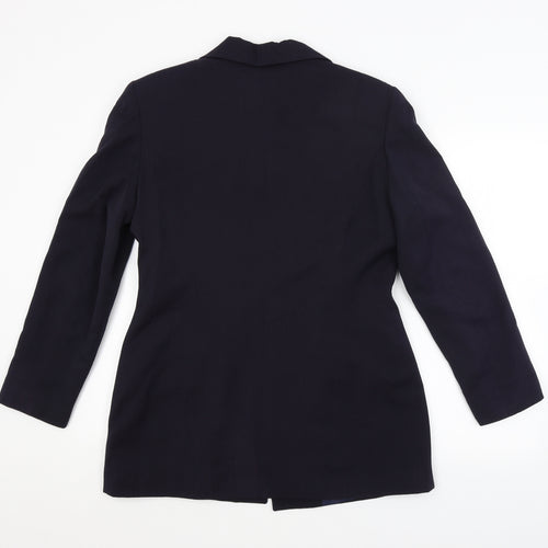 ADMANI Womens Blue   Jacket Blazer Size 14