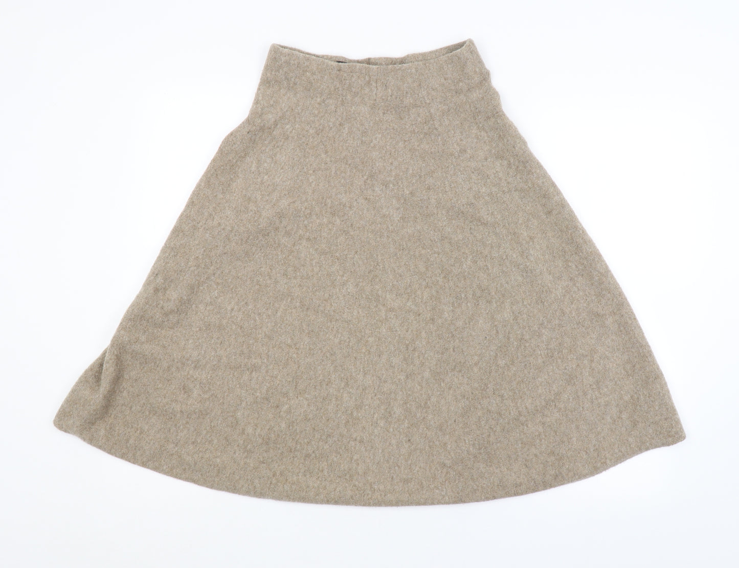 Preworn Womens Beige   A-Line Skirt Size S
