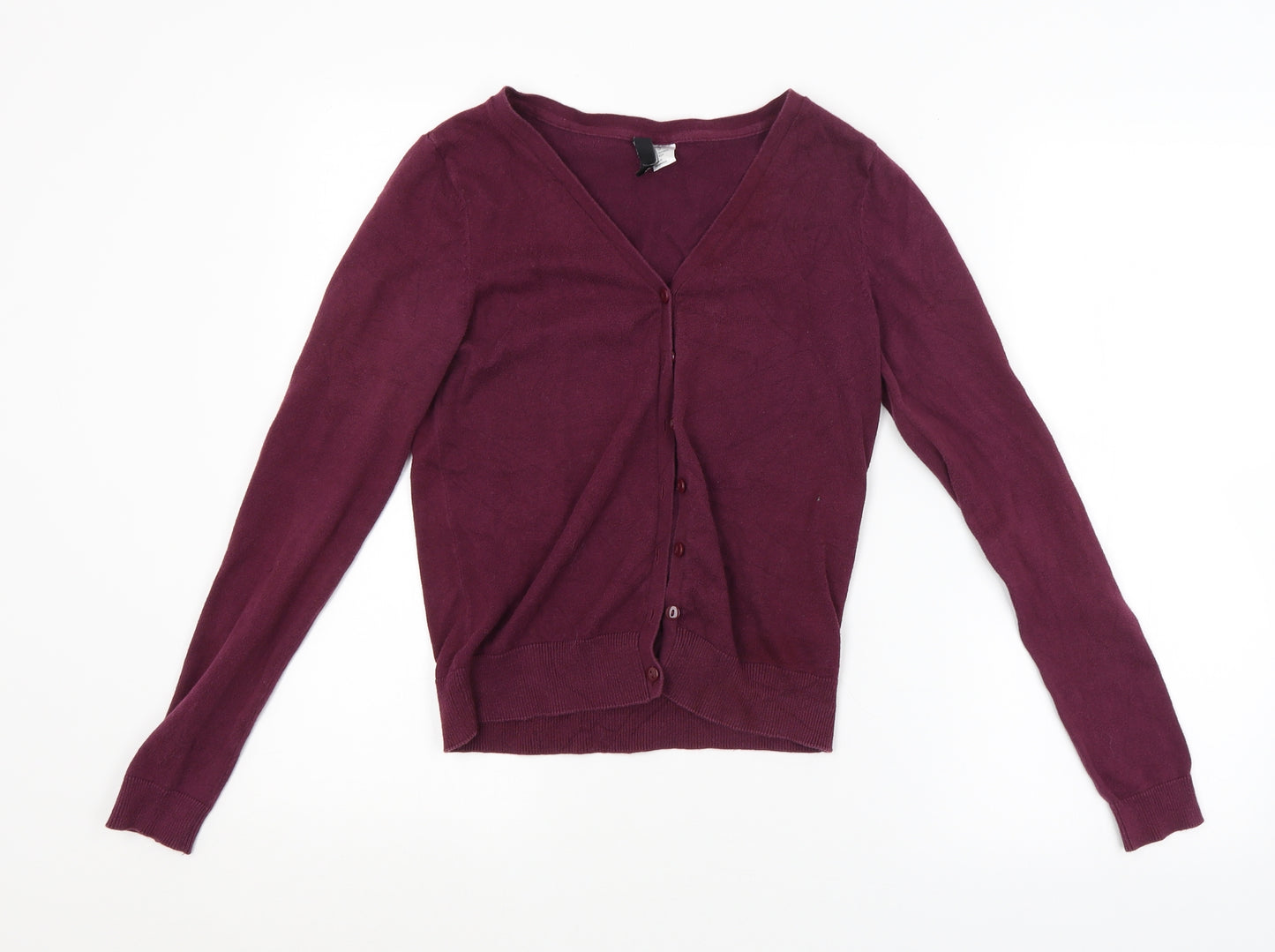 H&M Womens Purple   Cardigan Jumper Size XS