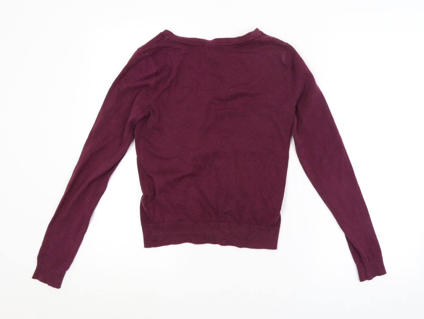 H&M Womens Purple   Cardigan Jumper Size XS