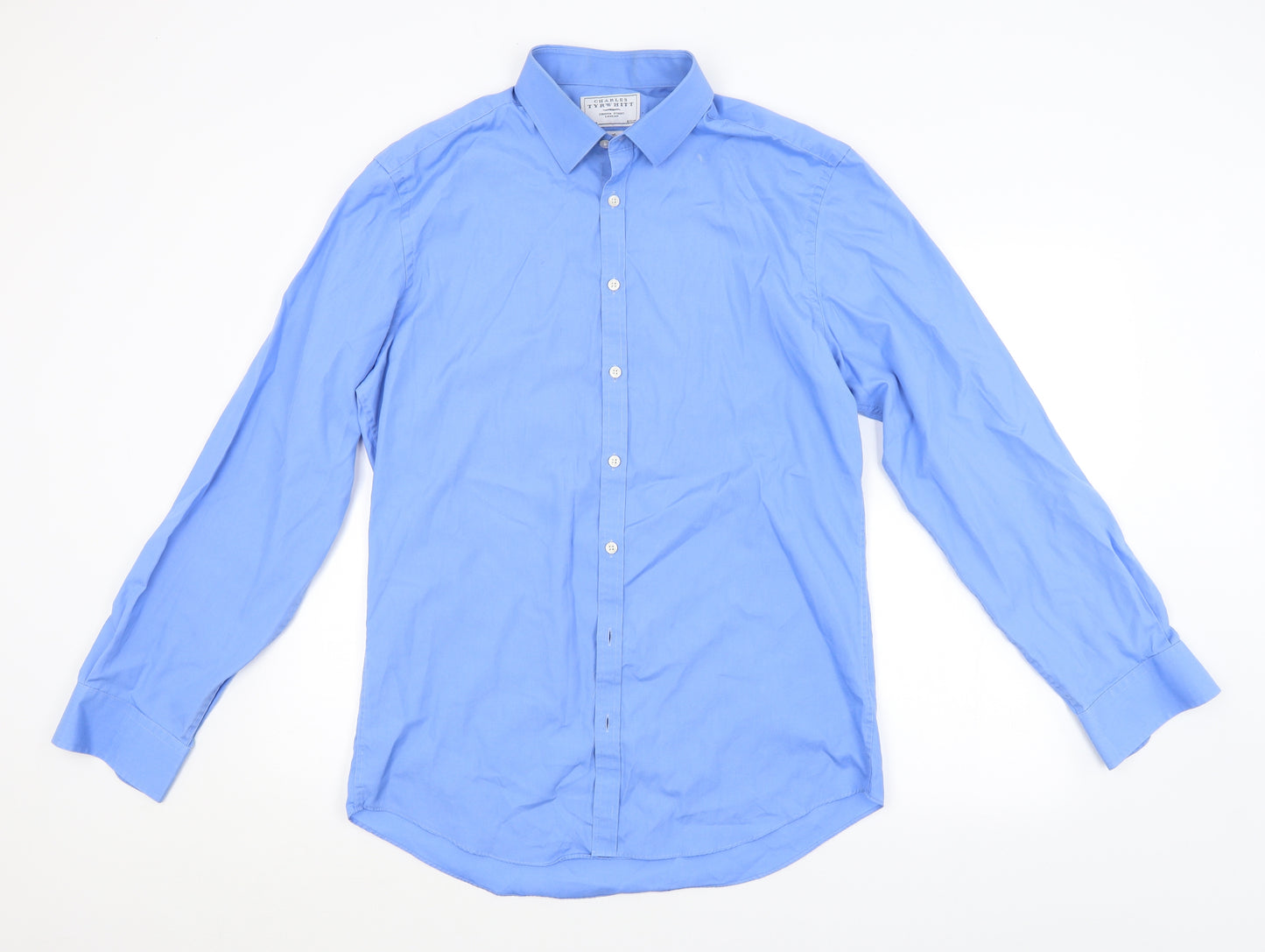 Charles Tyrwhitt Mens Blue    Dress Shirt Size 16.5