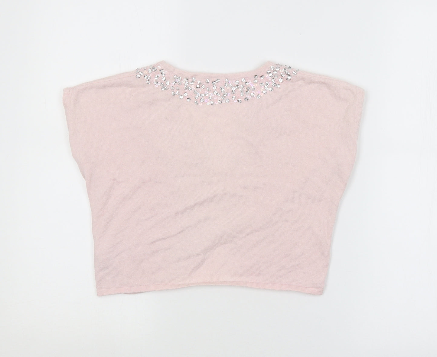 M&S Womens Pink   Cardigan Jumper Size M