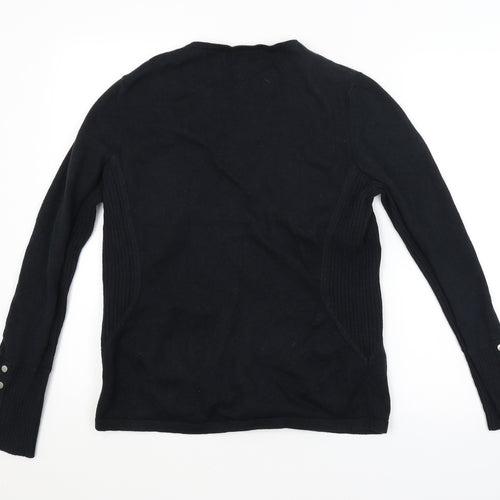 Jones New York Womens Black   Cardigan Jumper Size M