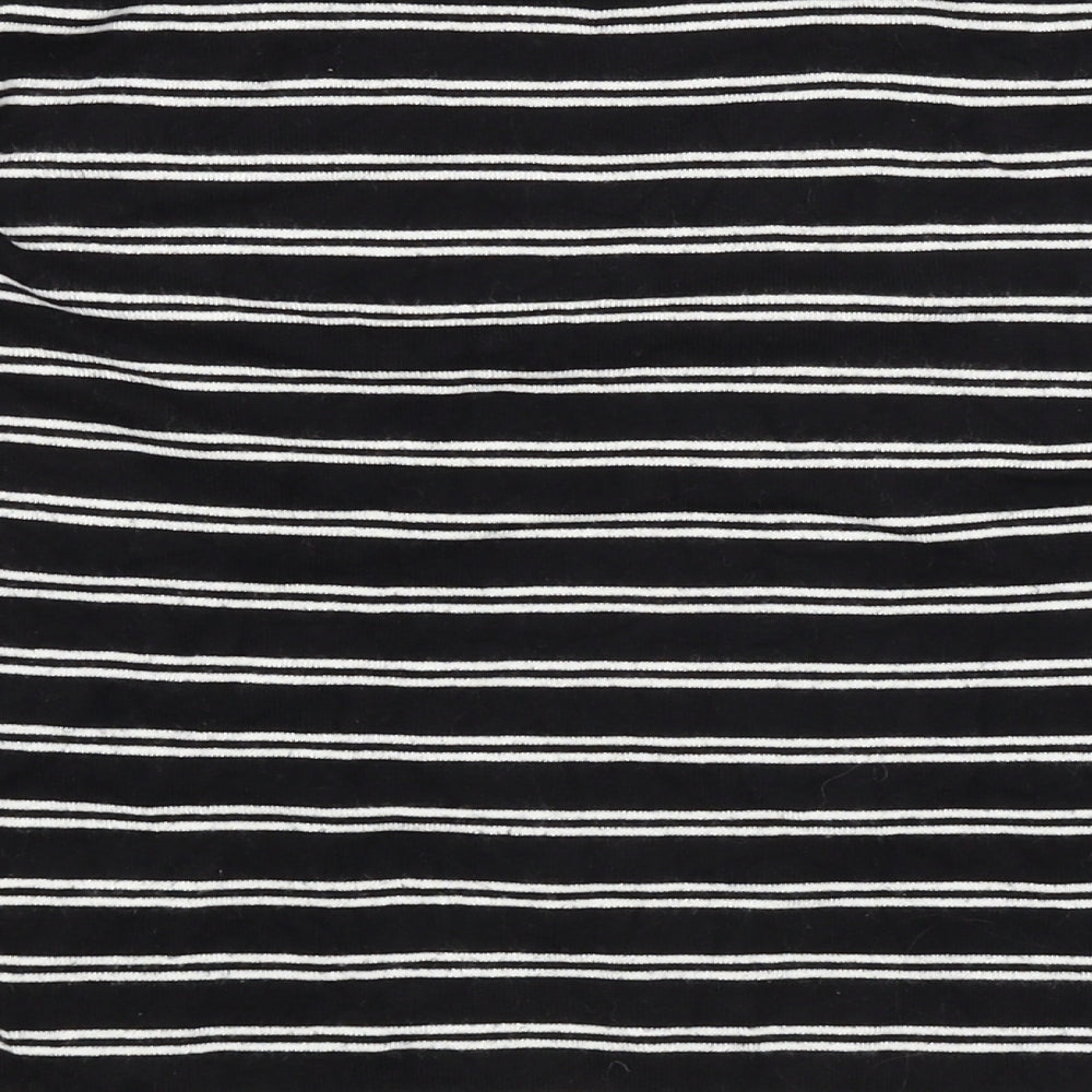 Atmosphere Womens Black Striped  Pullover Jumper Size 8