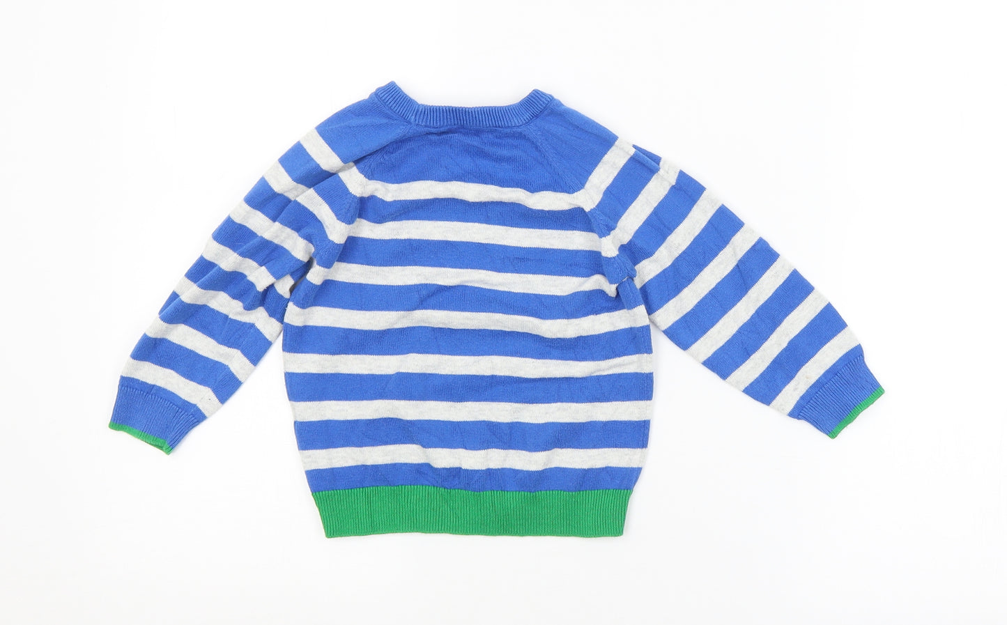 Preworn Baby Blue Spotted  Pullover Jumper Size 18-24 Months