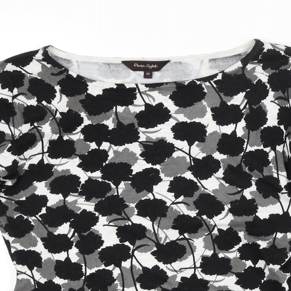 Phase Eight Womens Multicoloured Floral  Pullover Jumper Size 10