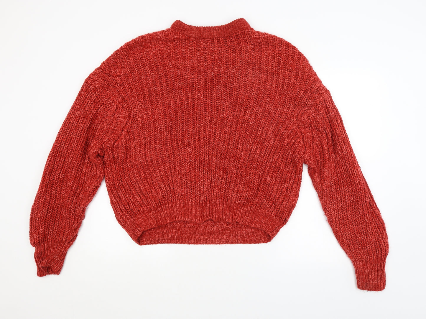 Pull&Bear Womens Red   Pullover Jumper Size M