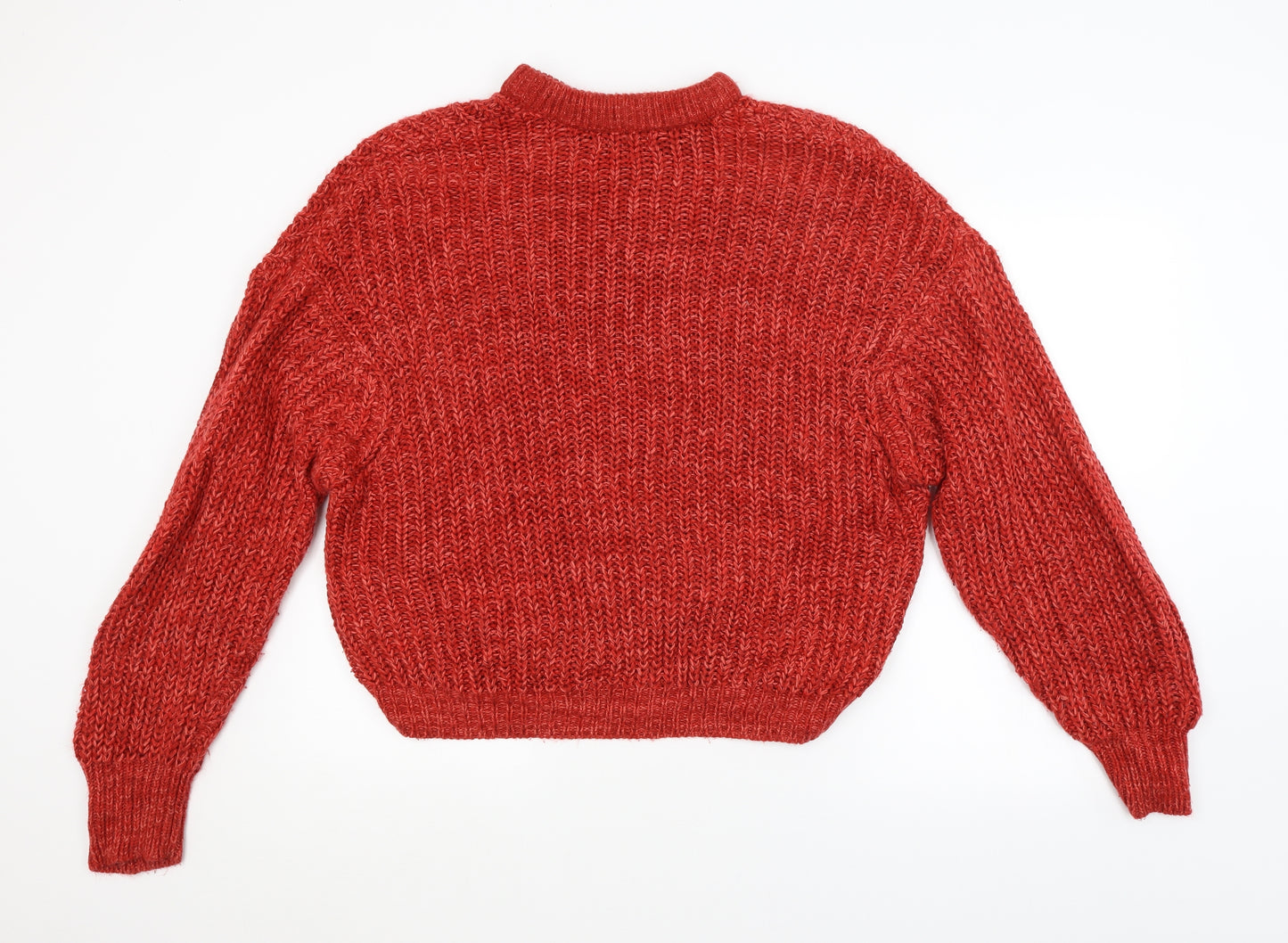 Pull&Bear Womens Red   Pullover Jumper Size M