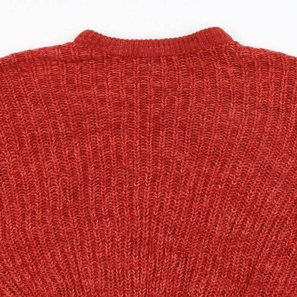 Pull&Bear Womens Red   Pullover Jumper Size M