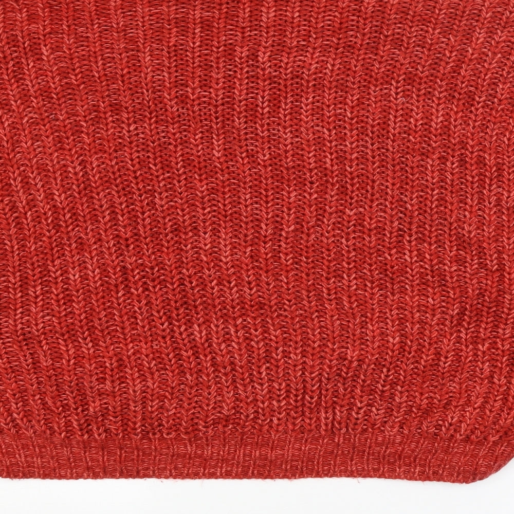 Pull&Bear Womens Red   Pullover Jumper Size M
