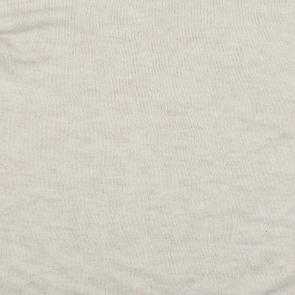 Pull&Bear Mens White   Pullover Jumper Size S