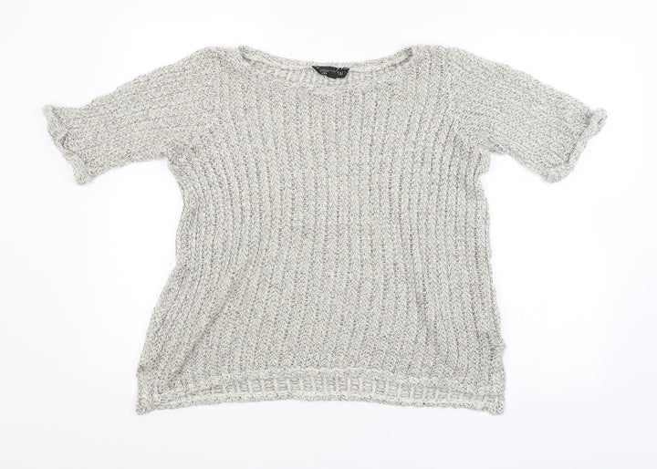 Topshop Womens Grey   Pullover Jumper Size 8