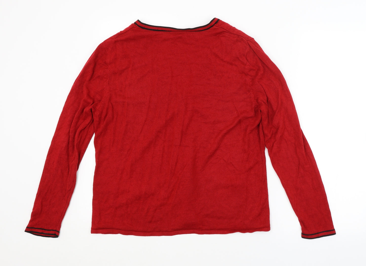 Eastex Womens Red   Cardigan Jumper Size 12