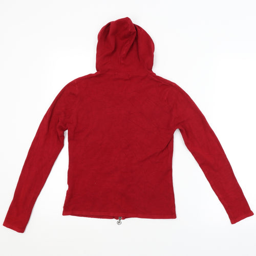 LOUISE FD Womens Red   Full Zip Hoodie