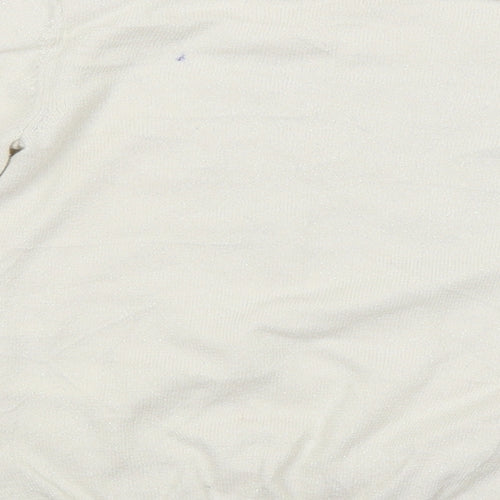 H&M Girls White   Pullover Jumper Size 7-8 Years