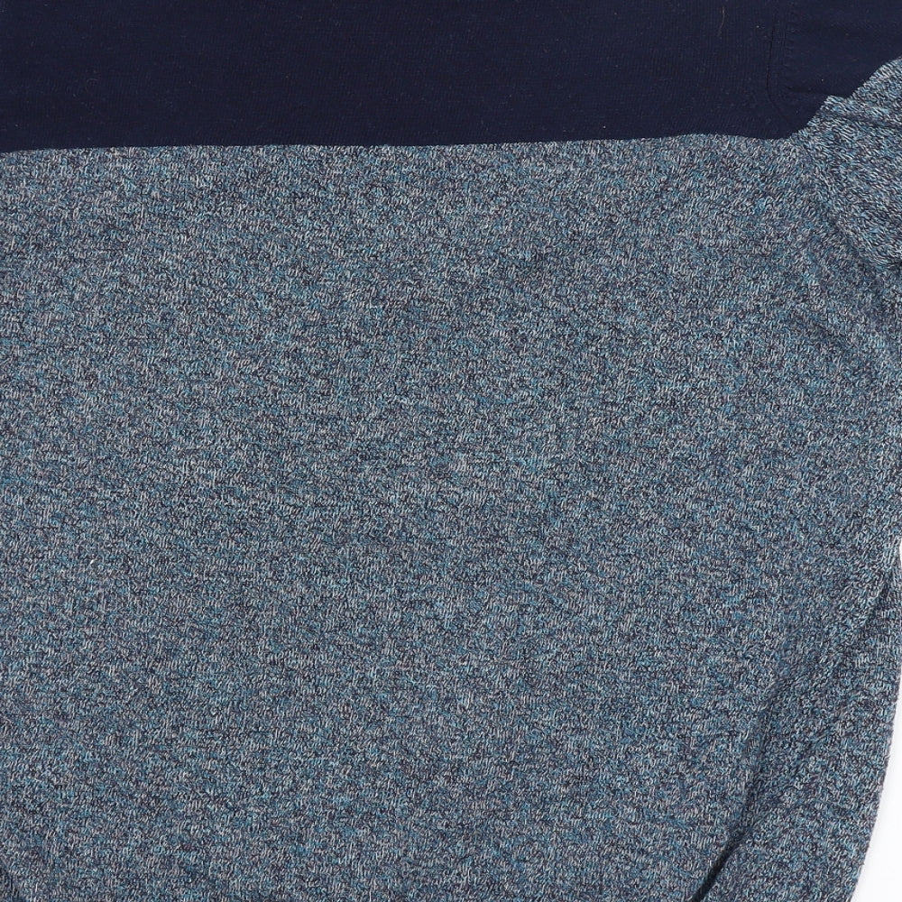 Topman Mens Blue   Pullover Jumper Size L
