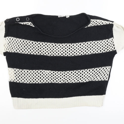 Preworn Womens Multicoloured Striped  Pullover Jumper Size 10