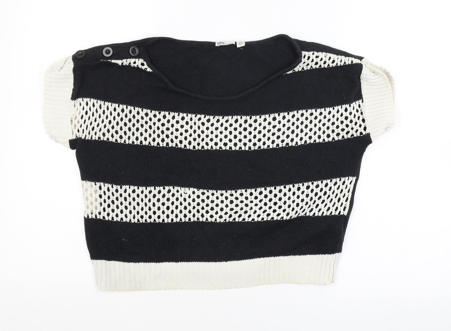 Preworn Womens Multicoloured Striped  Pullover Jumper Size 10