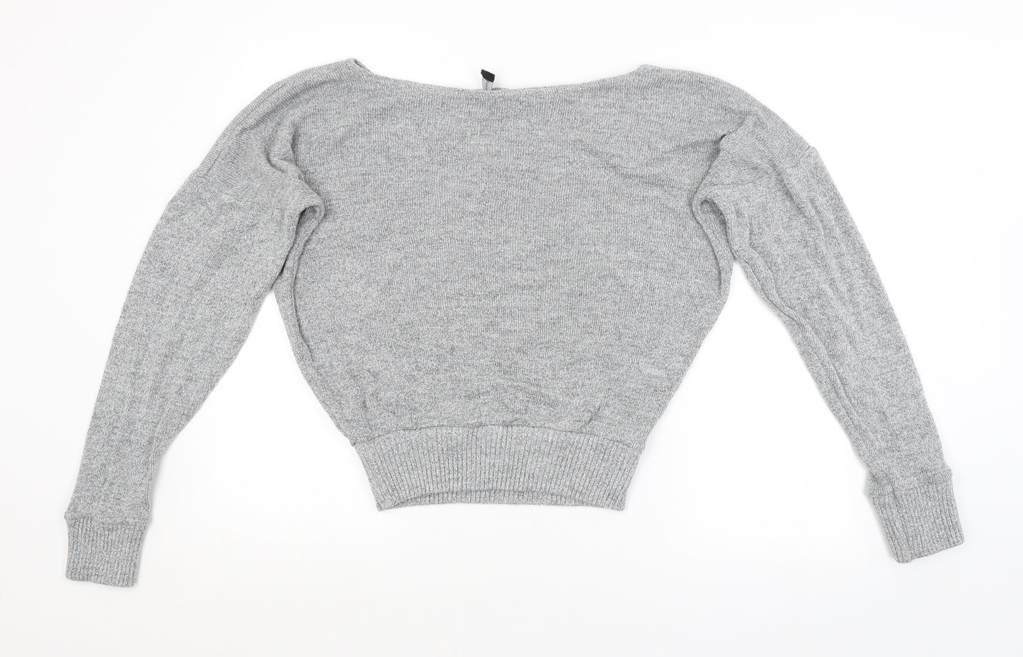 PRETTYLITTLETHING Womens Grey   Pullover Jumper Size M