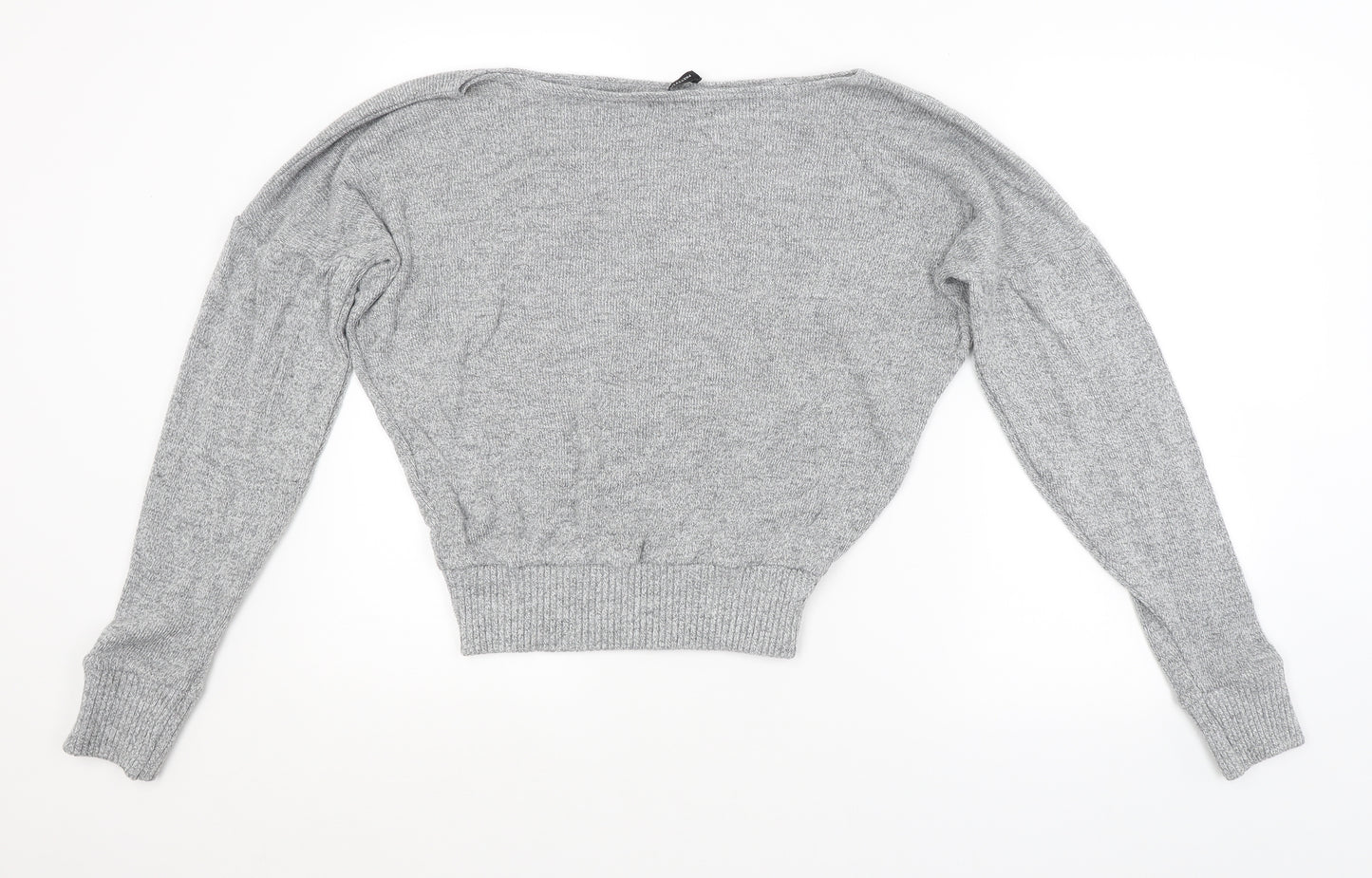 PRETTYLITTLETHING Womens Grey   Pullover Jumper Size M