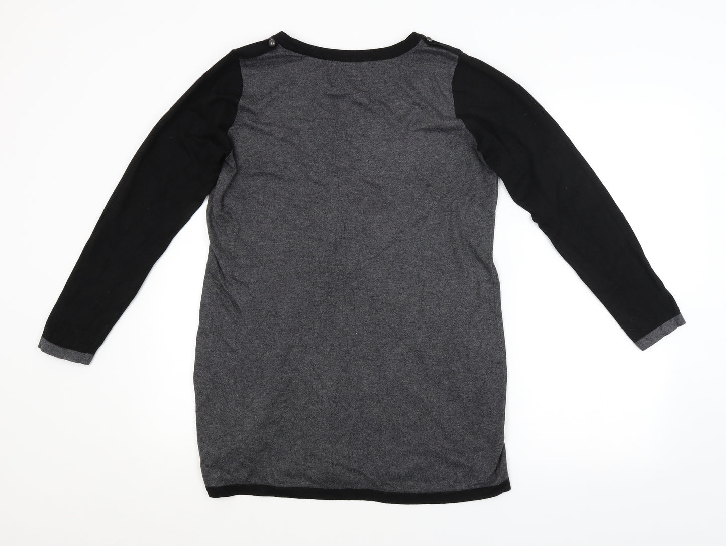 M&S Womens Grey   Pullover Jumper Size 14