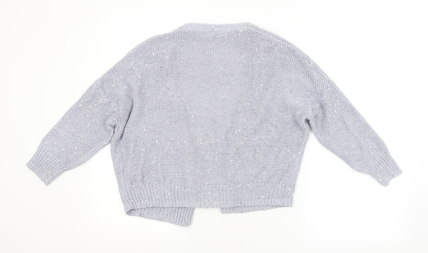 M&S Womens Blue   Cardigan Jumper Size 12