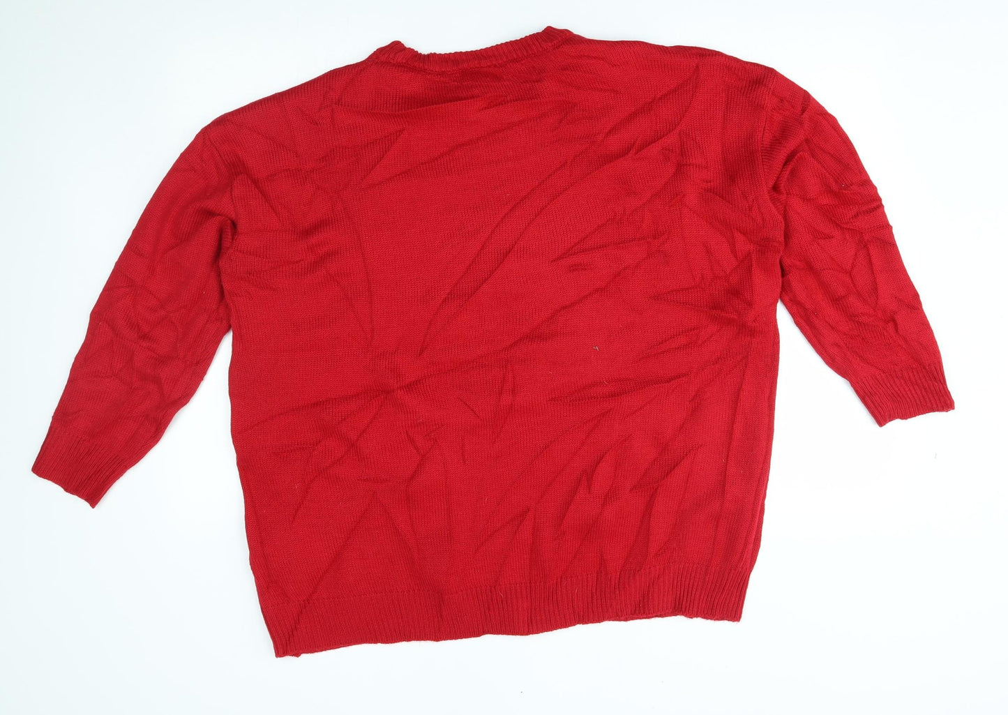 Primark Womens Red   Pullover Jumper Size XL